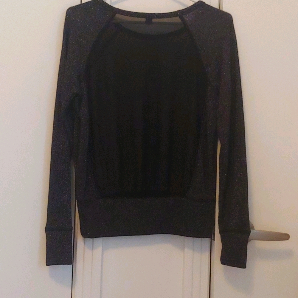 ✨Sparkly Sweater with Sheer Back